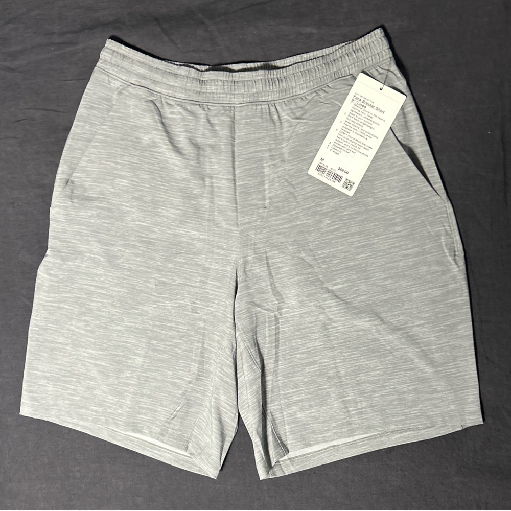 *NWT Lululemon Men’s Pace Breaker Shorts - Medium - Gray